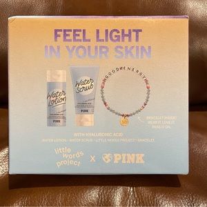 Victoria's Secret PINK Feel Light in your Skin 3 Piece Set Brand new in Box!